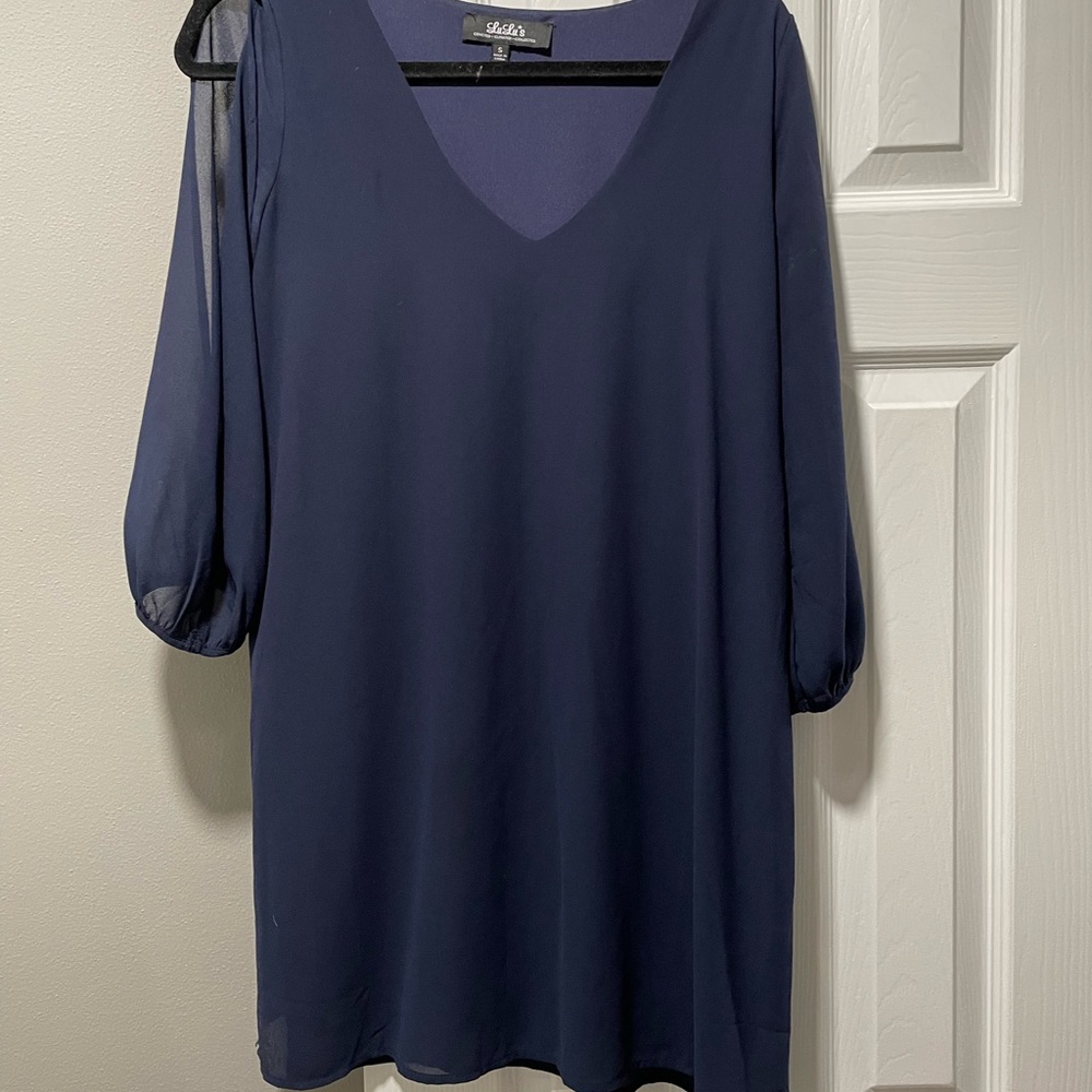 Like New Lulus Navy shift dress